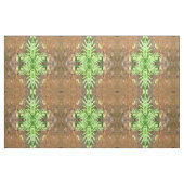 花芸術的頭に乗って休むトンボ ファブリック (ファットクウォーター)