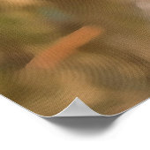 花芸術的頭に乗って休むトンボ ポスター (角)