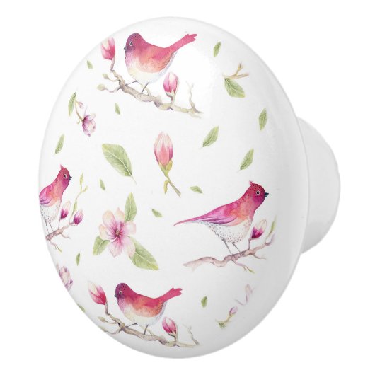 花芽と鳥 セラミックノブ (右)