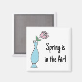 花芽花瓶装飾スケッチ マグネット (正面/裏面)