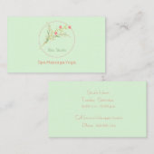 花茎 名刺 (正面/裏面)