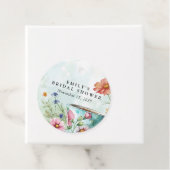 花茶パーティーのブライダルシャワー フェイバータグ (インサイチュ)