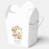 花茶パーティーの時間 ブライダルシャワーの時間 フェイバーボックス (オープン)