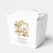 花茶パーティーの時間 ブライダルシャワーの時間 フェイバーボックス (裏面サイド)