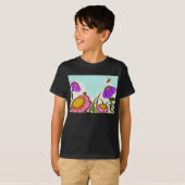 花草地キッズダークTシャツ Tシャツ (正面フル)