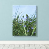 花草地キャンバス印刷 キャンバスプリント (インサイチュ (ウッドフロア))