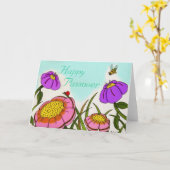 花草地「ハッピーパスーバー」カード カード (黄色い花)