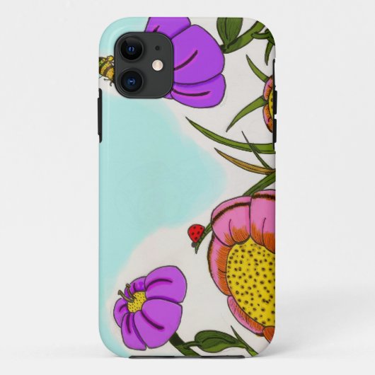 花草地iPhone 5ケース Case-Mate iPhoneケース (裏面)