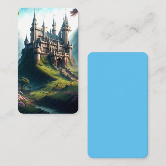 花草城しおり 名刺 (正面/裏面)