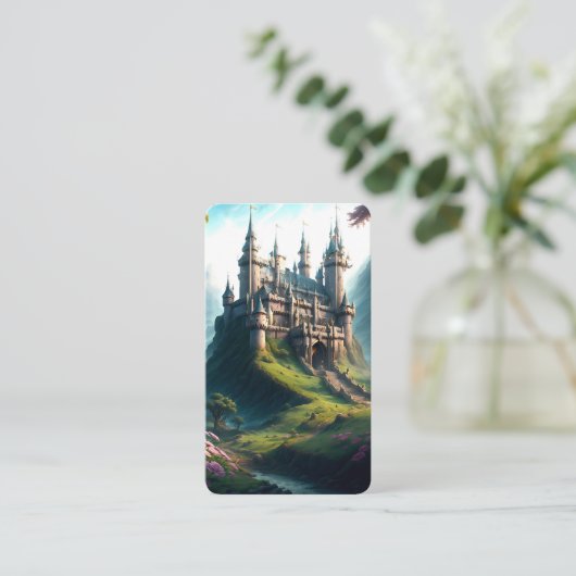 花草城しおり 名刺 (スタンド正面)