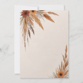 花草空白の 招待状