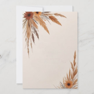 花草空白の 招待状