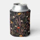 花草花手描き 缶クーラー (缶正面)