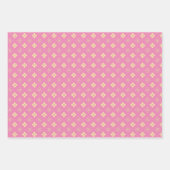 花菱日本の花柄 ラッピングペーパーシート (正面)