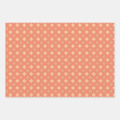 花菱日本の花柄 ラッピングペーパーシート (正面)