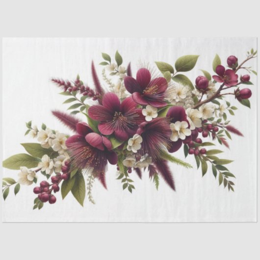 花葉の切り離し 薄葉紙 (正面)