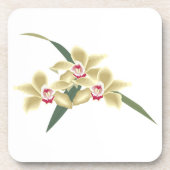 花葉付き コースター (正面)