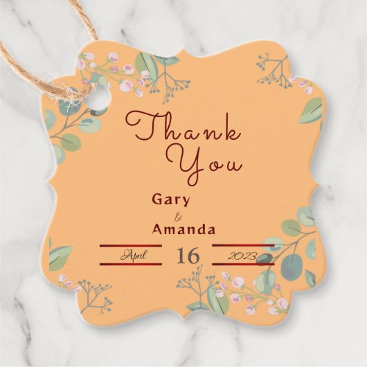 花葉付き フェイバータグ (正面)