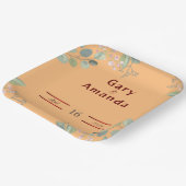 花葉付き ペーパープレート (傾斜あり)