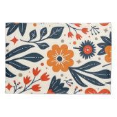 花葉付き 枕カバー (裏面)