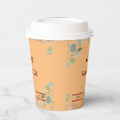 花葉付き 紙コップ (左)