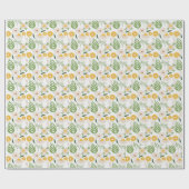 花葉包紙 ラッピングペーパー (フラット)