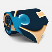 花葉咲きベージュ花柄 ネクタイ (ロール)