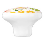 花葉園模様 セラミックノブ (側面)