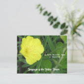 花葉書の意味 ポストカード (スタンド正面)