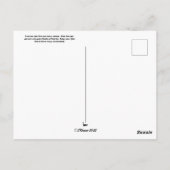 花葉書の意味 ポストカード (裏面)