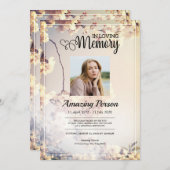 花葬令招待状 招待状 (正面/裏面)