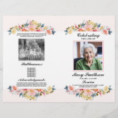 花葬令送達お祝い チラシ (正面)