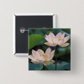 花蓮花中国 缶バッジ (正面&裏面)