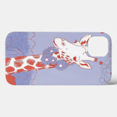 花薄紫ポップ・アートの術 Case-Mate iPhoneケース (裏面 (横))