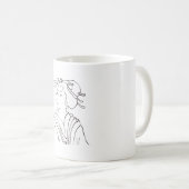 花蘭 コーヒーマグカップ (正面右)