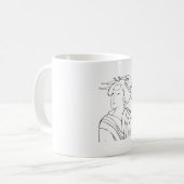 花蘭 コーヒーマグカップ (正面左)