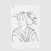 花蘭 ゴルフタオル (正面)