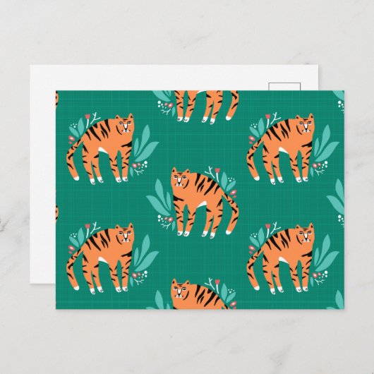花虎 ポストカード (正面/裏面)