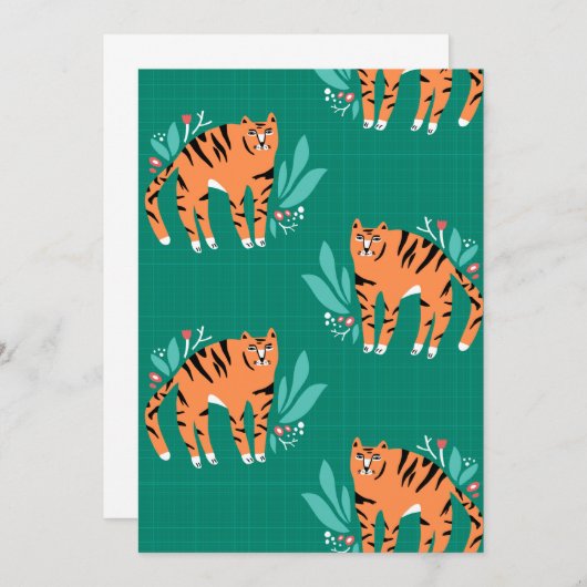 花虎 招待状 (正面/裏面)