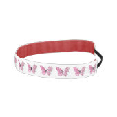 花蝶とピンク桜 アスレチックヘッドバンド (右)