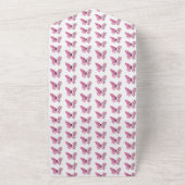 花蝶とピンク桜 オールインワン招待状 (外側)