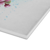 花蝶とピンク桜 カッティングボード (角)