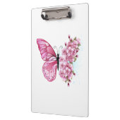 花蝶とピンク桜 クリップボード (左)