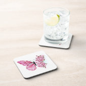 花蝶とピンク桜 コースター (右側)