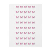 花蝶とピンク桜 ラップアラウンド宛名ラベル (シート)