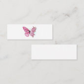 花蝶とピンク桜 ロイヤリティカード (正面/裏面)