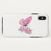 花蝶とピンク桜 Case-Mate iPhoneケース (裏面(横))