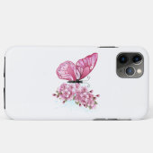 花蝶とピンク桜 Case-Mate iPhoneケース (裏面(横))