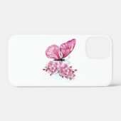 花蝶とピンク桜 Case-Mate iPhoneケース (裏面 (横))