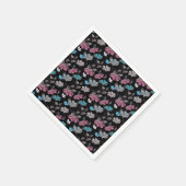 花蝶の模様 スタンダードカクテルナプキン (角)